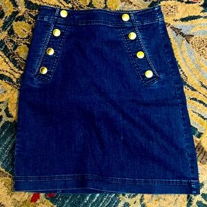 Jean pencil skirt